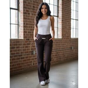 Dont Eat The Homies Flare Sweatpants size S Chocolate Brown